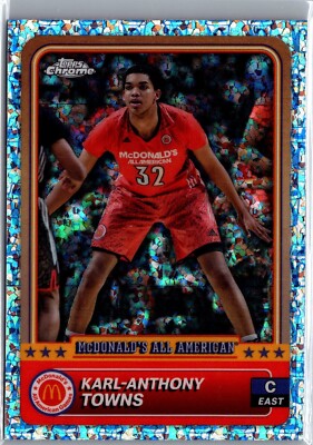 2024 Topps Chrome McDonald's All American - Karl-Anthony Towns #98 McFlurry 