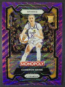 2024 Panini Prizm Monopoly WNBA - Cameron Brink #39 Purple Wave Prizm (RC)