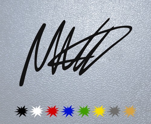 STICKER PEGATINA DECAL VINYL Max Verstappen Signature - Picture 4 of 4