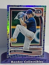 2024 Panini Stars & Stripes USA Baseball #118 Zion Theophilus Stars