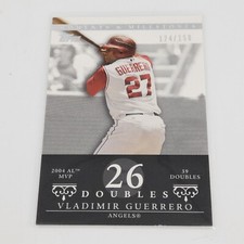 2007 Topps Moments and Milestones Baseball Card #43-26 Vladimir Guerrero /150