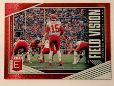 2019 Panini Elite Field Vision Patrick Mahomes #/99 FV-1 Kansas City Chiefs