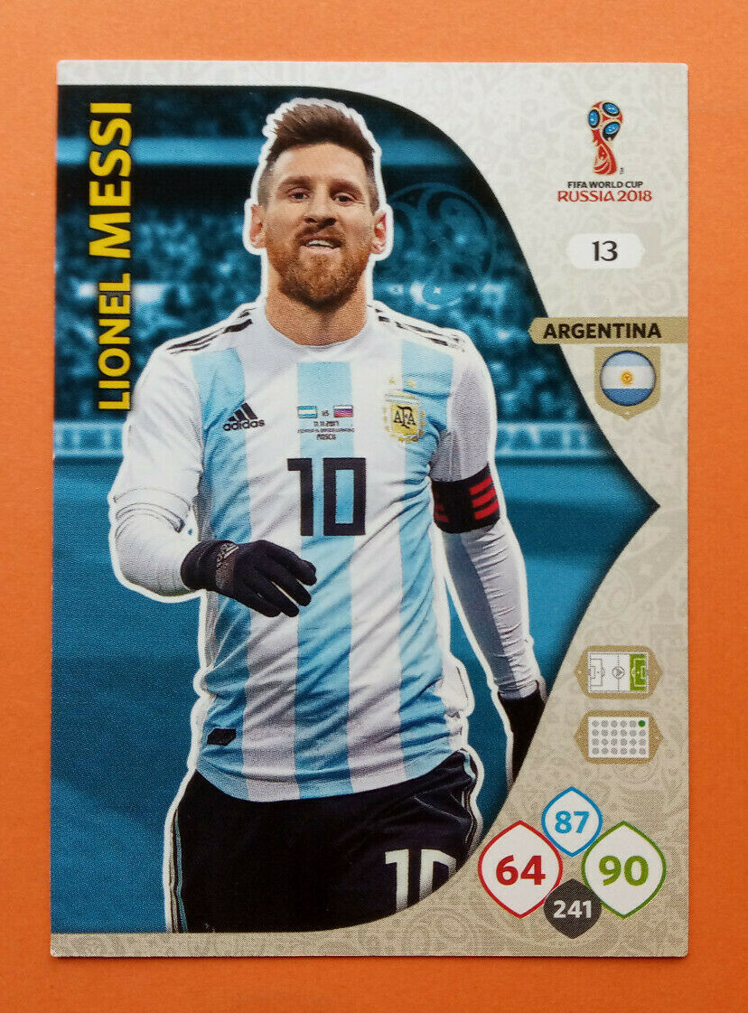 💥 MESSI 🇦🇷 FC Barcelona Argentina #13 Adrenalyn XL Fifa World