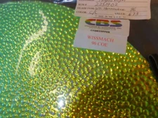 Dichroic Glass: CBS 96 COE Cyan/Copper on Hammered Textured Thin Clear 3" Sq