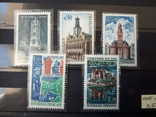 timbres France : 1966-67 YT n° 1499, 1500, 1504, 1505, 1506 **