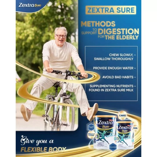 4 X Zextra Sure Milk Powder Knee Back Pain Strengthen Bones 100% Original (400g) - Picture 9 of 13