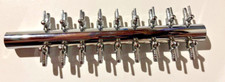 18 Outlet Nickel-Plated Air Pump Control Valve Manifold Taps for Aquarium