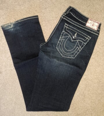 【希少】TRUE RELIGION DISCO BILLY BIG Tデニム True Religion Disco Billy Big T w/Crystals Women's Jeans