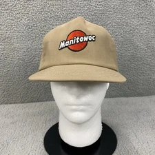 VTG Manitowoc Towsleys Hat Tan Snapback Dad Cap Made in USA Construction