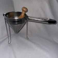 3-Piece Stainless Steel China Cap Strainer Set by New Star Food Service 42566