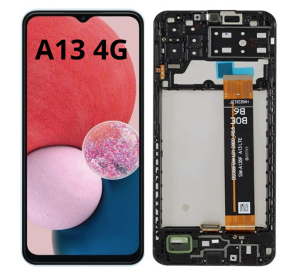 Samsung Galaxy A13 4G A135F A137F Display LCD+Touch Screen Bildschirm mit Rahmen