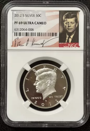 2012 S Silver Kennedy Half Dollar 50C NGC PF69 Ultra Cameo