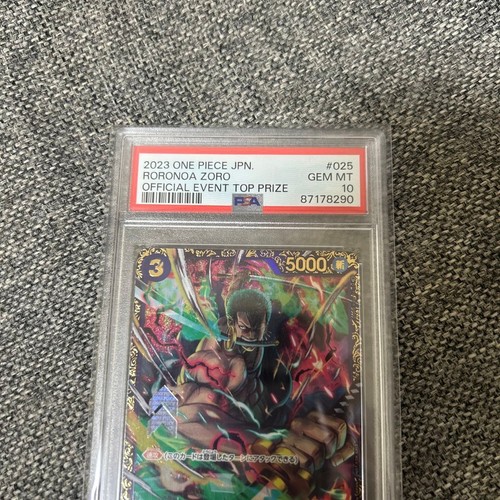 PSA 10 Roronoa Zoro: Flagship Battle 2023 Championship Prize - Picture 2 of 6