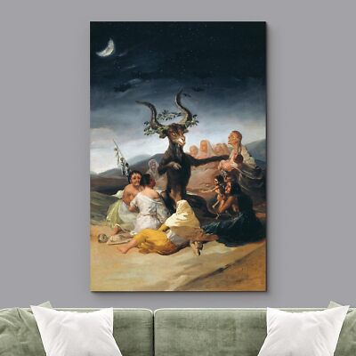 Wall26 The Sabbath of Witches by Francisco Halloween Dark Canvas Print Wall Art