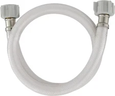 PVC Flexible Braided Riser 1/2"FIP x 1/2"FIP x 30" Long for Hot/Cold Water Hose