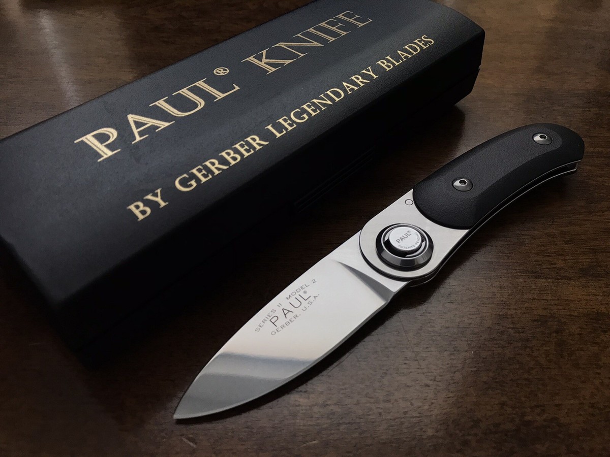 Vintage Gerber Paul Series II Model 2 Folding Pocket Knife Made In
