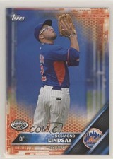 2016 Topps Pro Debut Orange 25/25 Desmond Lindsay #132 n1u
