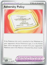 Adversity Policy 074/086 74 ME04 Chaos Rising U NM English Pokémon