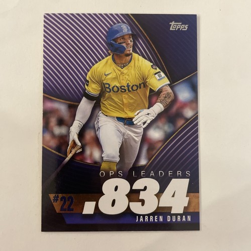 2025 Topps Series 2 OPS Bests OPS-22 Jarren Duran Boston Red Sox