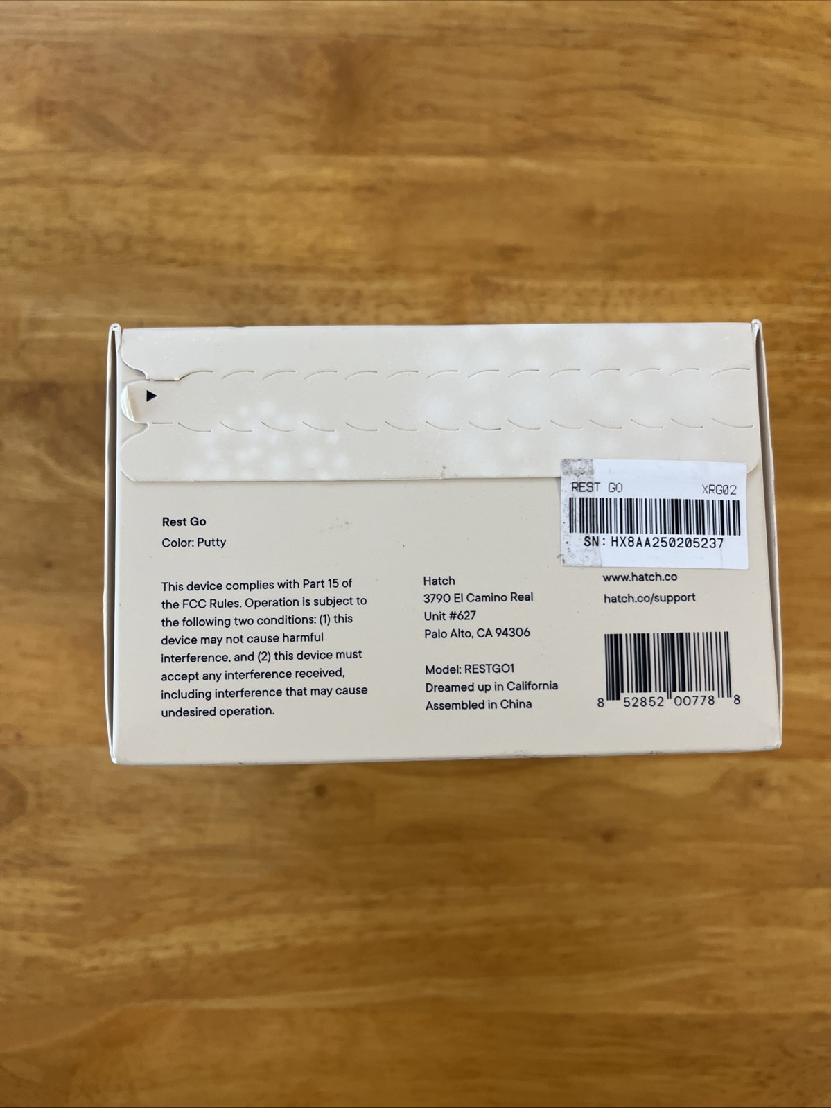 Hatch Rest Go Portable Sound Machine for Babies and Kids Sleep- Putty/ Brand New