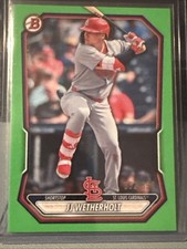 JJ Wetherholt 2026 Bowman Green Paper /399 Cardinals SP
