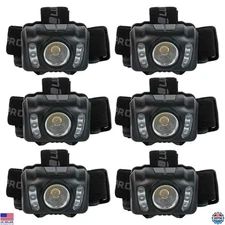 LUXPRO LP345V2 LED Headlamp - 300 Lumen, 6 Modes, IPX4 Waterproof, Adjustable