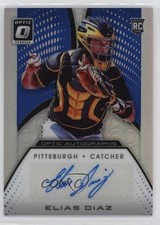 2016 Panini Donruss Optic Optic Auto Blue 24/50 Elias Diaz #OA-ED Auto 0e2x