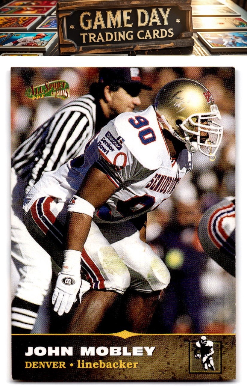1996-97 Score Board All Sport PPF #141 John Mobley Denver Broncos