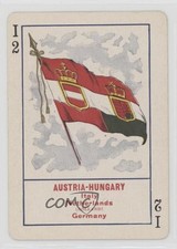 1896 Cincinnati Game of Flags No 1111 4 Flag Back Austria-Hungary #I2 0w6
