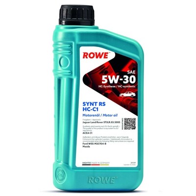 For ROWE OLEJE DODATKI 20109-0010-99 HIGHTEC SYNT RS 5W-30 HC-C