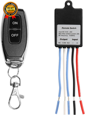 #ad Mini Wireless Remote Control Switch DC 6V 12V 24V 36V 60V 1 Channel RF Relay $16.54