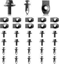 45PCS Universal Engine Under Cover Splash Shield Body Bolts Screws, Bumper C