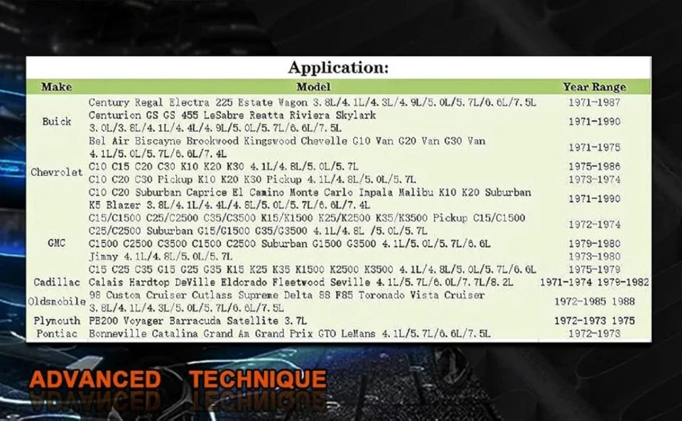 Radiador Chevy Chevelle El Camino Truck Buick Cadillac Pontiac Foto 3 de 4