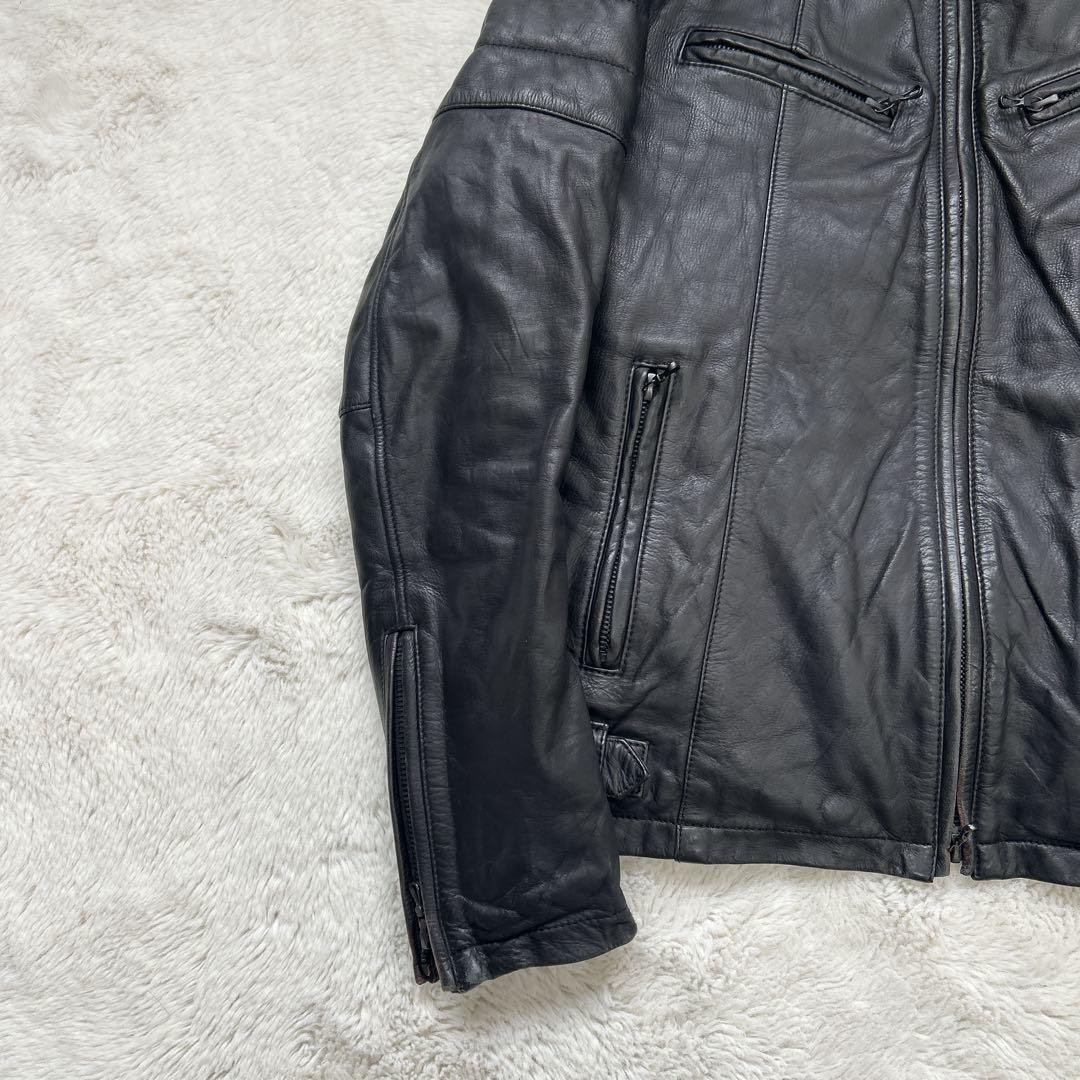 L Size Leather Jacket Shellac Shellac/Riders 48 B… - image 3
