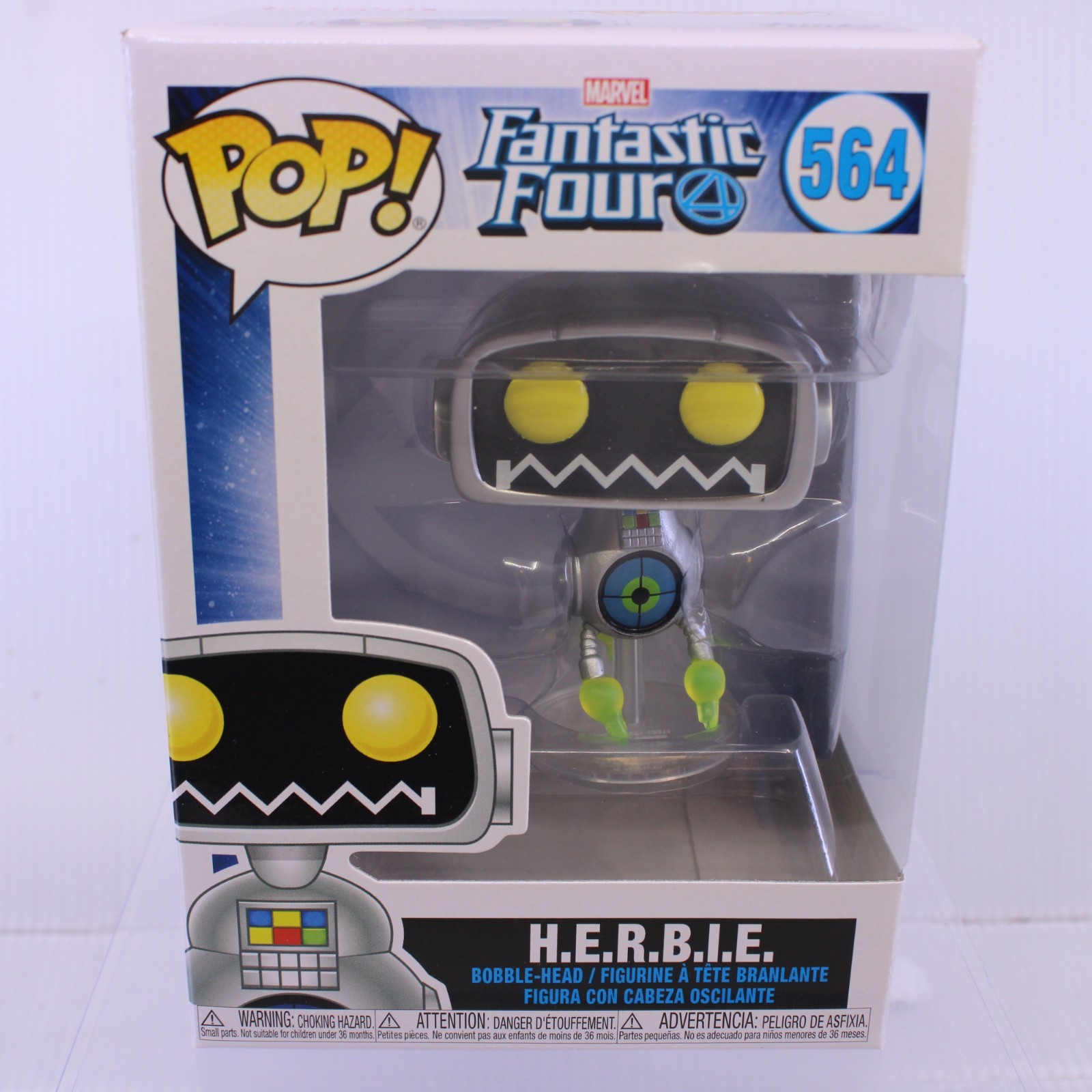 G5 Funko Pop Marvel Herbie Fantastic Four 4 Vinyl Figure 564
