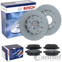 Bosch Bremsscheiben 249Mm + BelÄGe Hinten Passend FüR Peugeot 208 2008 DS3 C4 C3