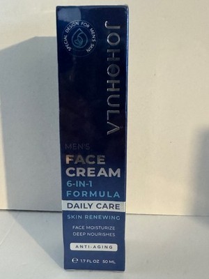JOHOHULA MENS FACE CREAM 6-IN-1 FORMULA SKIN RENEWING 1.7 oz ANTI AGING