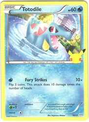 Totodile 018/025 McDonald's 25th Anniversary Promos