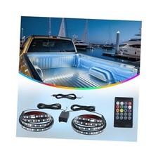 2PCS 60" RGB Truck Bed Light Strip Kit Remote 2PCS 60" RGB truck bed lights