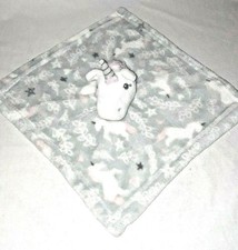 Baby Lovey 13 X 13 inches Unicorn Design Grey/Pink Soft Security Blanket 2018