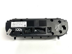 Mercedes C220 Cdi Amg Sport W204 2013 HEATER CLIMATE CONTROL PANEL a2049005805