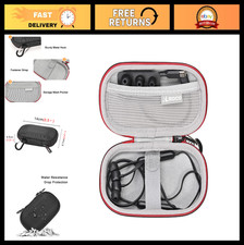 Compact Hard Case for Wireless Earbuds YKK Zipper, Scratch Protection, Travel