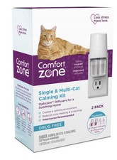 Comfort Zone Single Multi-Cat Calming Kit Plug-In Defuser Refill Drug Free