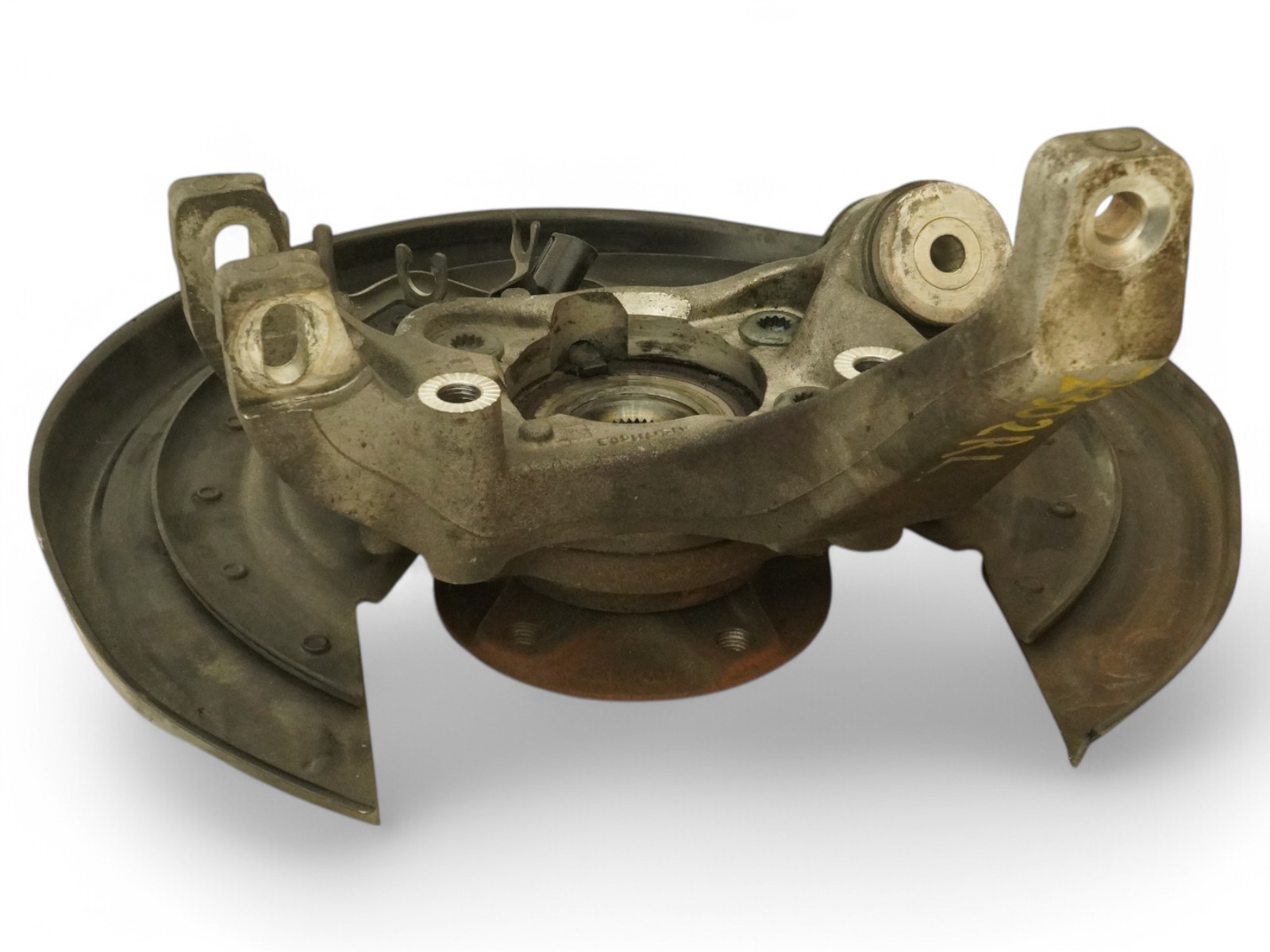 03-12 Bentley Continental Gt Spindle Knuckle Hub Rear Lh Left 3D0615611A OEM
