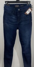 JEN 7 by 7 for All Mankind Legging Ankle Skinny Jean Denim Dark Blue Size 2 New