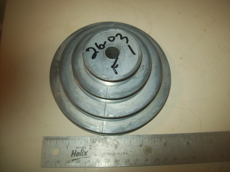 4 Step Alloy Motor Pulley DP 260 From Rockwell Delta Drill Press Serial #AK 2189