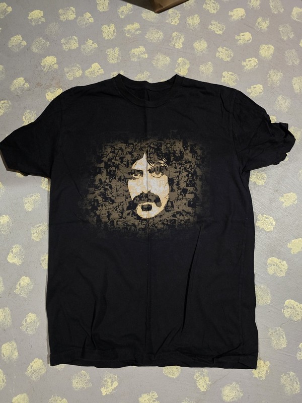 FRANK ZAPPA Size M T-Shirt Kickstarter Reward for Alex Winter Zappa Documentary 