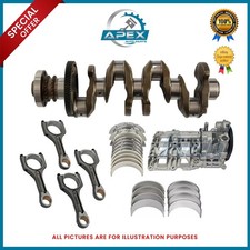 BMW 2.0 N47 MOTOR DIÉSEL N47D20 CIGÜEÑAL CON ENGRANAJE + KIT PIEZAS RECONSTRUCCIÓN MOTOR