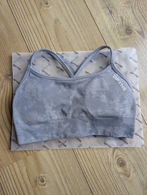 DFYNE Dynamic Mist Backless Sports Bra | Light Stone Grey Mist Größe S