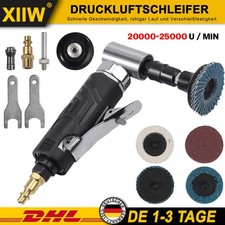Druckluft Schleifer Exzenterschleifer Winkelschleifer Poliermaschine 1/4'' 90&deg;